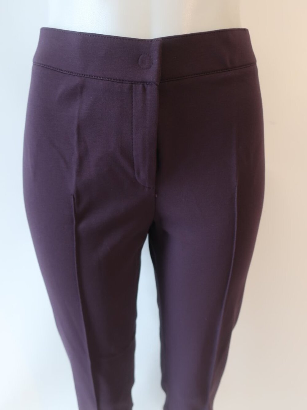 Womens Akris Punto Plum (Item- 87) Viscose Blend Skinny Ankle Pant 8